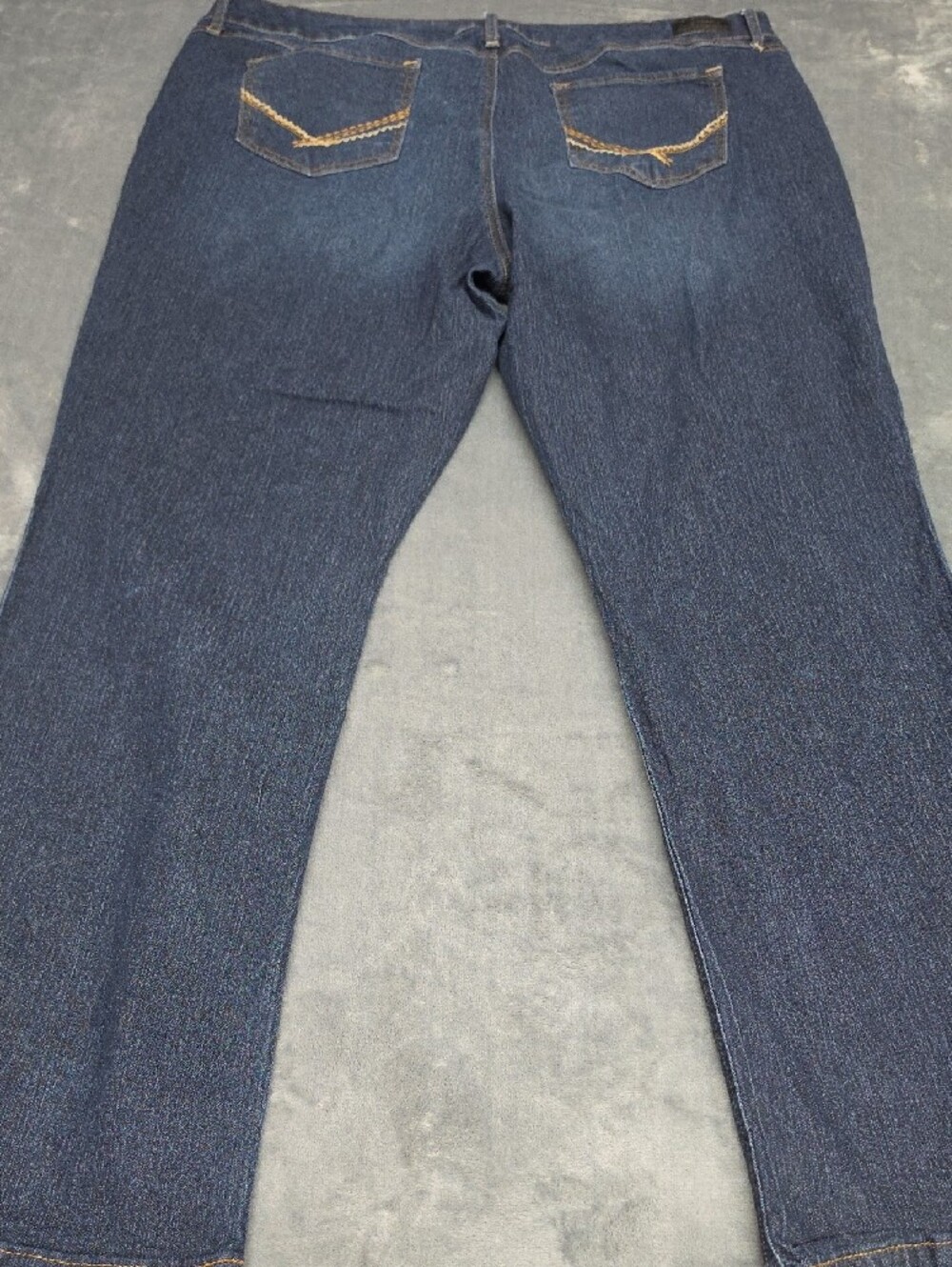 Natural Reflections Women's Dark Indigo Flare Jeans 18W - Picture 8 of 9